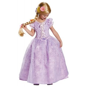 Disguise Girls' Rapunzel Halloween Costume - Size 7-8 - Purple - 1 of 4