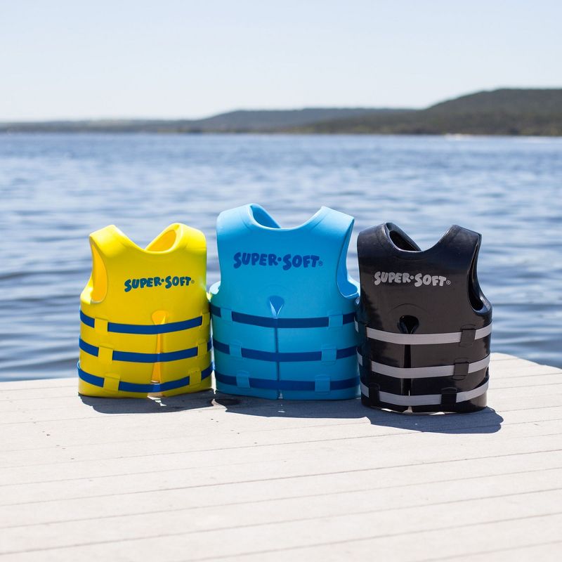 TRC Recreation Super Soft Vinyl Coated Foam USCG Approved Type III PFD Adult Water Safety Life Jacket Swim Vest, 3 of 7