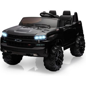 24V 2-Seater Truck Licensed Chevrolet Silverado Ride On Car Kids Toy, Electric Vehicle Car for Toddlers with Parent Remote Control - 1 of 4