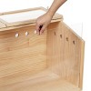 AZL1 Life Concept Pet Crates and Houses Creative Pet Habitat with Removable Panels and Spacious Design for Hamsters, Beige, 31.5"*16"*15.8" - 3 of 4