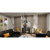 Quoizel Lighting Leiland 4 - Light Pendant in  Matte Black - 2 of 4