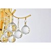 Elegant Lighting Toureg 3 light Gold Wall Sconce Clear Royal Cut Crystal - 4 of 4