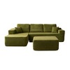 XIZZI Modular Sectional Sofa Couch, L/U-Shape Upholstered Couch, Modern Minimalist Couches for Living Room, Free Combination Deep Seat Corner Couch - 2 of 4