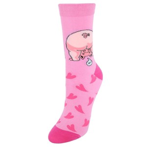 CTM Women's Fun and Cute Novelty Animal Socks (1 Pair) - 1 of 4