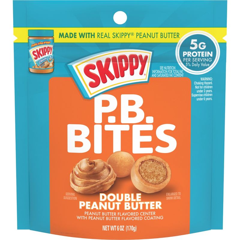Skippy Bites Double Peanutbutter - 6oz, 1 of 7