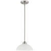 Livex Lighting Somerset 1 - Light Pendant in  Brushed Nickel - 2 of 4