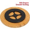 YBM HOME Bamboo Lazy Susan Single Turntable, Pack of 6 - 3 of 3