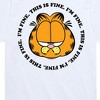 Boys' - Garfield - I'm Fine This Is Fine Short Sleeve Graphic T-Shirt - 2 of 4