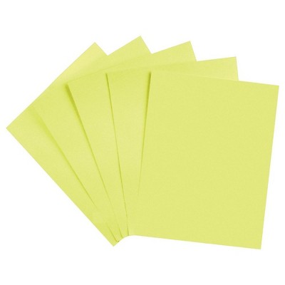 Staples Brights 24 lb. Colored Paper Light Yellow 500/Ream 20107