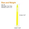 Unique Bargains 5 Pcs Net Repair Needle Fishing Netting Needle 5.2 Inch Long Plastic Cast Net Sewing NeedleYellow - 4 of 4