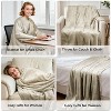 Catalonia Cozy Soft Wearable Blanket Cape for Adult, Fuzzy Snuggly Comfort TV Throw Blanket Wrap Shawl for Women and Men, Winter Cozy Gift - 3 of 4