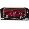 1998 Ford Crown Victoria Metallic Red 1/24 Diecast Model Car by Motormax - 3 of 3
