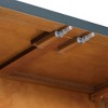 Kumasinova Chic 4-Door Buffet Sideboard with Glass Doors,Arched Kitchen Cabinet with Adjustable Shelves,Elegant Storage Buffet,250lbs Max - 4 of 4