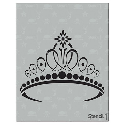 Stencil1 Tiara - Stencil 8.5" x 11"