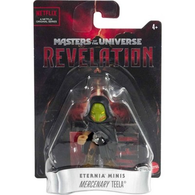 Photo 1 of 13 ITEMS ) Masters of the Universe Revelation Eternia Minis Mercenary Teela Figure & Star Wars Black Series the Mandalorian Carbonized Collection Exclusive Figure Set (Shoretrooper) & BUBBLES
