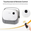 Karl Home 1500-Watt 12.3 in. Electric Wall Mount / Freestanding Ceramic PTC Space Heater with Handle - 2 of 4