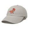 Dalix T-Rex Embroidered Cotton Dad Hat Adjustable Baseball Cap Mens - 4 of 4