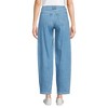 Lands' End Women's Recover High Rise Barrel Leg Ankle Jeans - 2 of 4