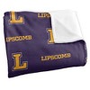 Lipscomb University Logo Pattern Silky 50x60 Blanket, 1 Sided - 3 of 4
