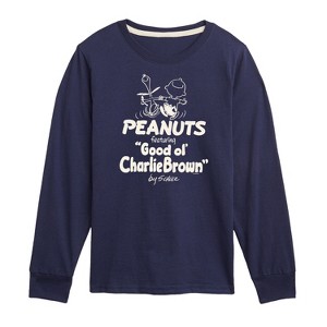 Boys' - Peanuts - Good ol' Charlie Brown Long Sleeve Graphic T-Shirt - 1 of 3