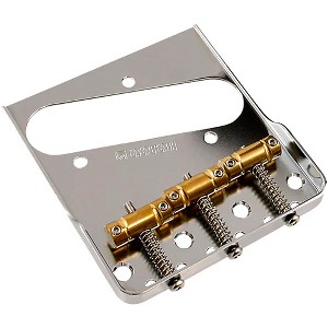 Allparts Gotoh In-Tune Bridge for Telecaster BS-TC1S Nickel - 1 of 1