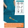 SUN CUBE Surf Beach Towel Changing Robe with Hood, Quick Dry Microfiber Wetsuit Changing Towel with Pocket for Surfing Men Women - 3 of 4