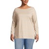 Lands' End Women's Supima Cotton Adjustable 3/4 Sleeve Boatneck Tunic - 4 of 4