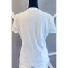 Women's Crown Jewels Embellished Cotton Tee - La' Ros - 3 of 3