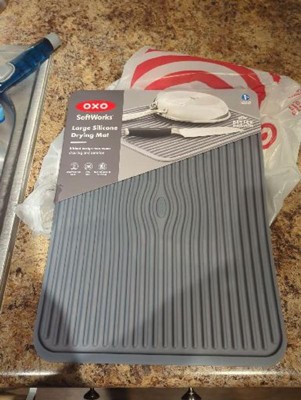 OXO Silicone Dish Drying Mat - Gray (Large)