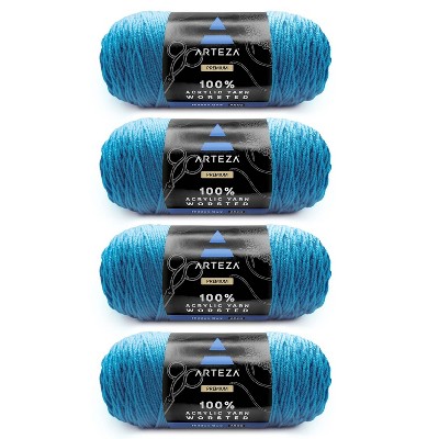 Arteza 100% Worsted Acrylic Yarn 4-pack, Hidden Gem : Target