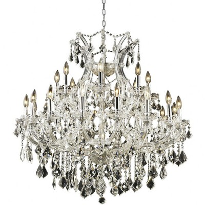 Elegant Lighting Maria Theresa 24 - Light Chandelier in  Chrome