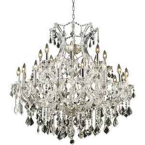 Elegant Lighting Maria Theresa 24 - Light Chandelier in  Chrome - 1 of 3