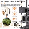 FDW 54in 70in Cat Tree Tower Cat Furiture Activity Center with Cat Scratching Posts for Kittens Pet - 4 of 4