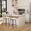 Jojoka Upholstered Counter Height Bar Chair with Round Seat - 3 of 4