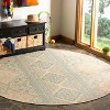 Linden LND174 Power Loomed Indoor/Outdoor Rugs - Safavieh - 2 of 3