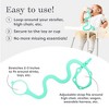 Goji Baby Bottle Bungees - Sippy Cup Holder Strap - Sippy Cup and Toy Safety Tether- For Kids Ages 0-36 Months [Aqua 1pk] - 4 of 4
