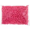 John Bead 1000 Pieces 9mm Plastic Crow Beads Hot Pink Pony Bead for DIY Arts and Crafts Making Supplies - 3 of 3