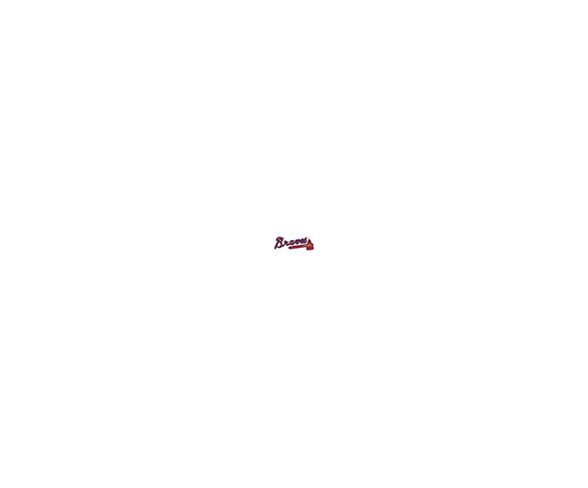 Atlanta Braves Lil Fan Box Seat Premium Slimline No Back Seat Booster