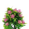 Unique Bargains Artificial Plants 17-Bud Square Pot Plum Blossom Arrangement Plastic 2.95"x2.95"x8.27" 1 Pcs - 4 of 4
