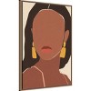 Amanti Art 23"x33" Sun Kissed Woman II by Moira Hershey Framed Canvas Wall Art Print: Modern Lithograph, Earth Tones - image 2 of 4