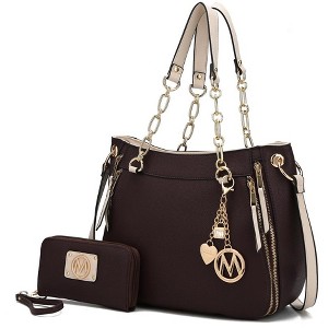 MKF Collection Lina Vegan Leather Shoulder Bag and Wallet by Mia K - 1 of 4