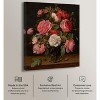 Art Remedy Jacob van Hulsdonck - Roses in a Glass Vase Vintage Classic Roses Wall Art Unframed - 3 of 4