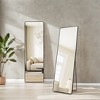 LEDREM Full Length Mirror, 63 x 20 Inches, Rectangle Full Body Mirror with Stand, for Bedroom, Living Room - 2 of 3