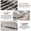 SinCiDo Farmhouse Bed Frame,w/Charging Station, Storage Bookcase Headboard,Sliding Barn Door,No Box Spring Needed, w/Wood Slats Support - 4 of 4