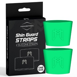 Silicone Shin Guard Holder Bands, Alternative to Grip Tape Green 1 - 1 of 4