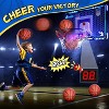 Indoor Basketball Set with LED Hoop Scoreboard 3 Balls Over Door Toy for Children Ages 5-12 - 2 of 4