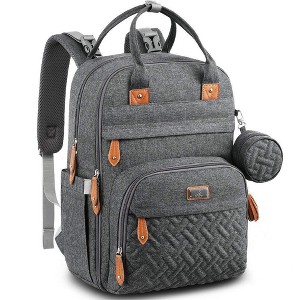 BabbleRoo Diaper Bag Backpack for Stylish Parents, Spacious Baby Bag, Versatile Baby Diaper Bag - 1 of 4