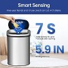 FDW Kitchen Trash Can with Lid, 13 Gallon Automatic Garbage Can for Bathroom Bedroom Home Office 50 Liter Touch Free Stainless Steel Waste Bin - 3 of 4