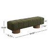 Modern Upholstered Ottoman Bench with Supportive Foam Seat for Entryway or Bedroom – 64" Wide –3irtyhousy - 4 of 4