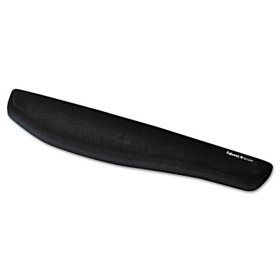 Fellowes PlushTouch Keyboard Wrist Rest Foam Black 18 1/8 x 3-3/16 9252101